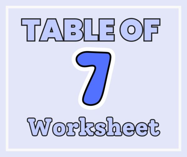 Multiplication Tables Worksheets - Active Little Feet Resources